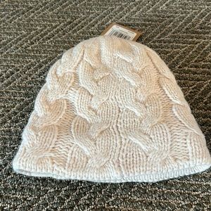 Girls NWT Gardenia White North Face Cable Minna Beanie